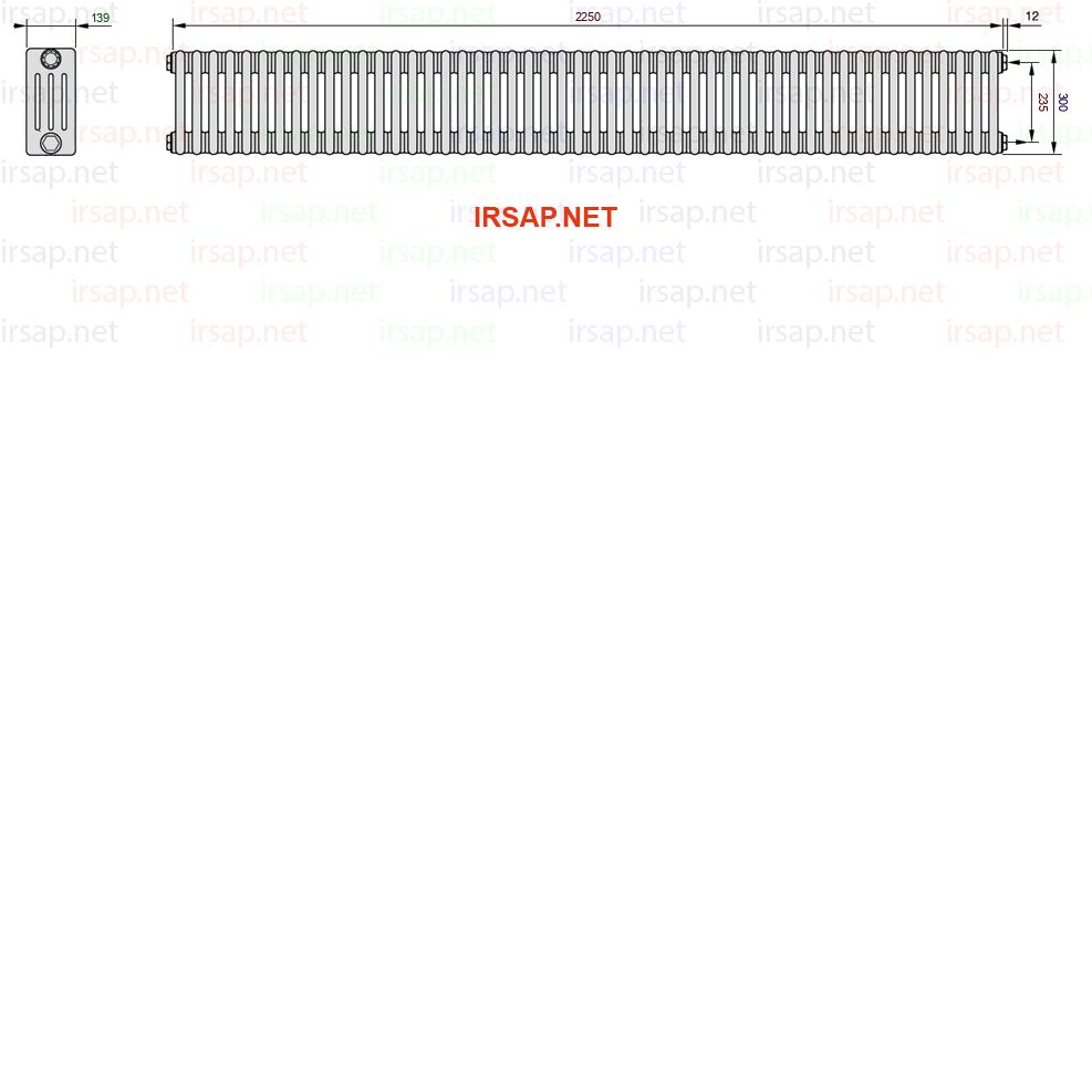 Радиатор IRSAP Tesi 40300/50 T02 CL 01